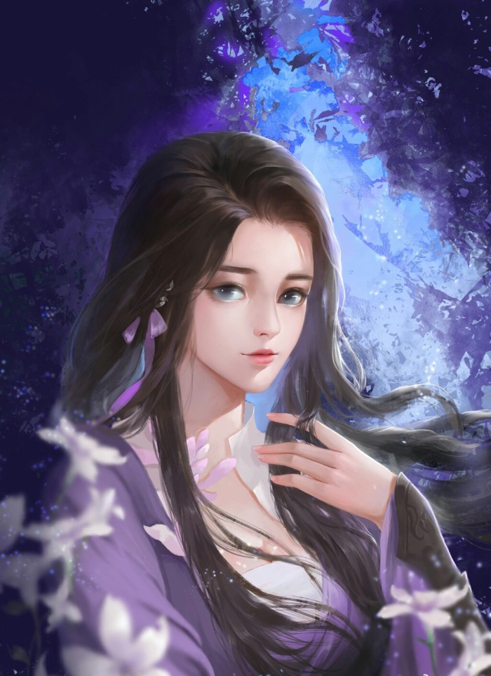 分享一组古风人物插画,来自不同画师的精品大作!画面感非常美