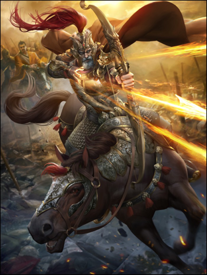 镇魂街:五虎上将出世!张飞脚踏巨蟒,关羽身化青龙!