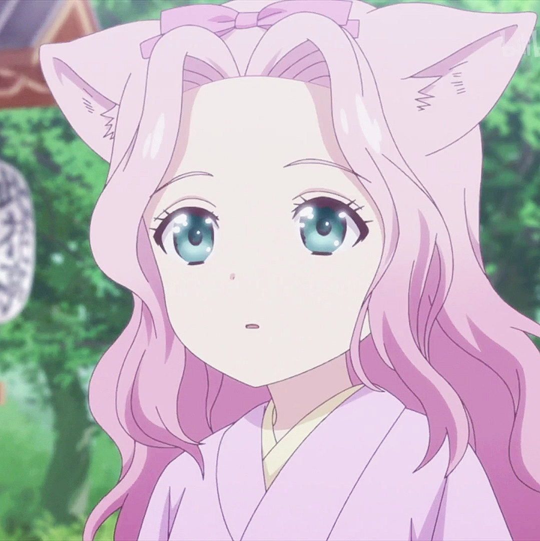 自截萌系粉色动漫头像此花亭奇谭