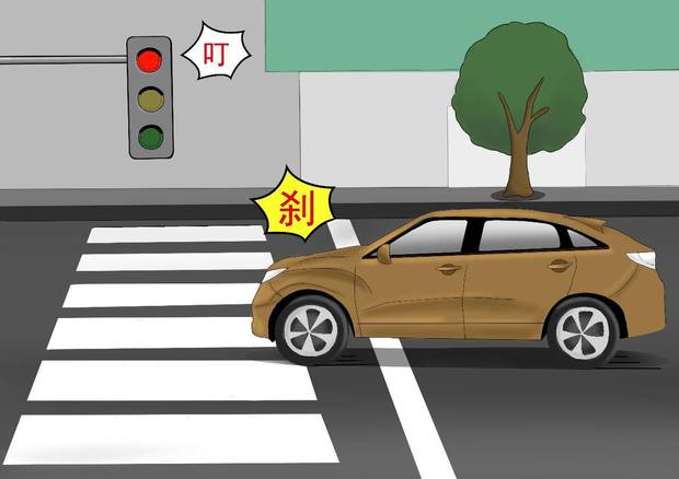 交警提醒:没有刹住车误闯红灯不要急,这招扣6分变成罚50