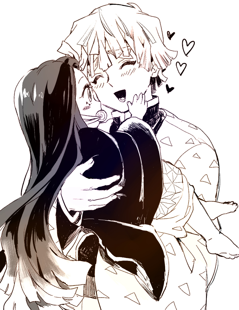 鬼灭之刃cp—善逸终于梦想成真了!鳄鱼老师,笔下留刀啊