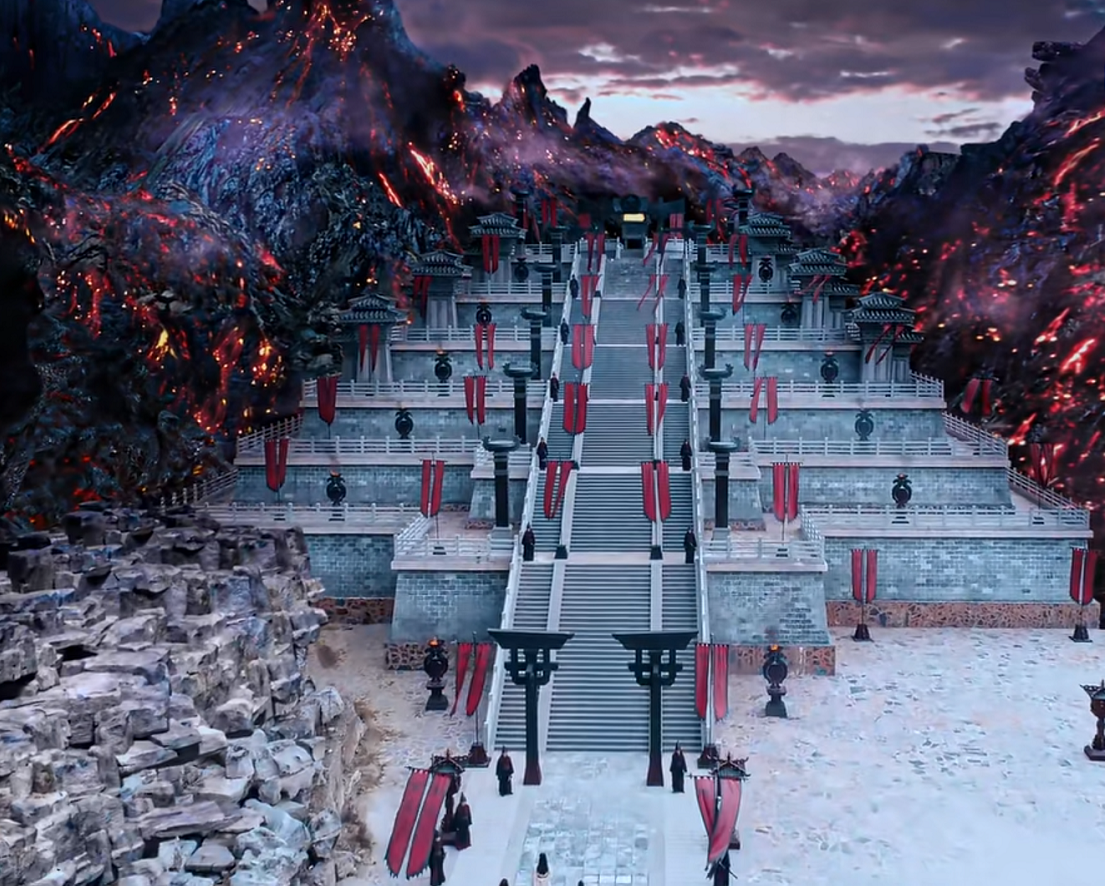 《陈情令》五大仙居美景逐一浮现,兰陵金氏宫殿不是一般的奢华