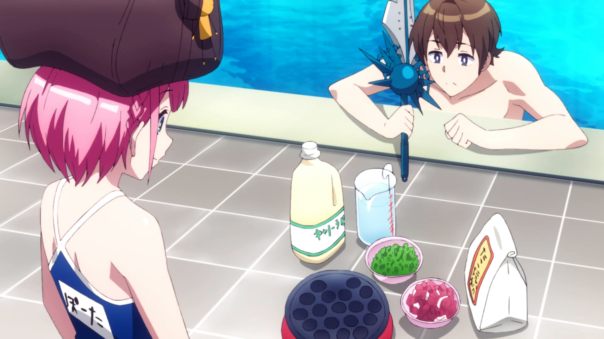 这部动漫简直槽点太多,游泳池里打怪兽,章鱼脚生产素材好奇葩