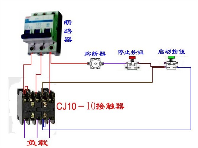 图12主电路通的是380v的电压,而控制回路通过变压器变压通的是