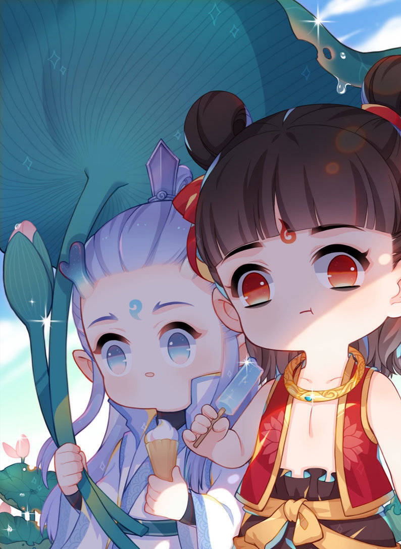 《哪吒之魔童降世》排行榜第四!吒儿冲呀!第二次更新藕饼cp壁纸