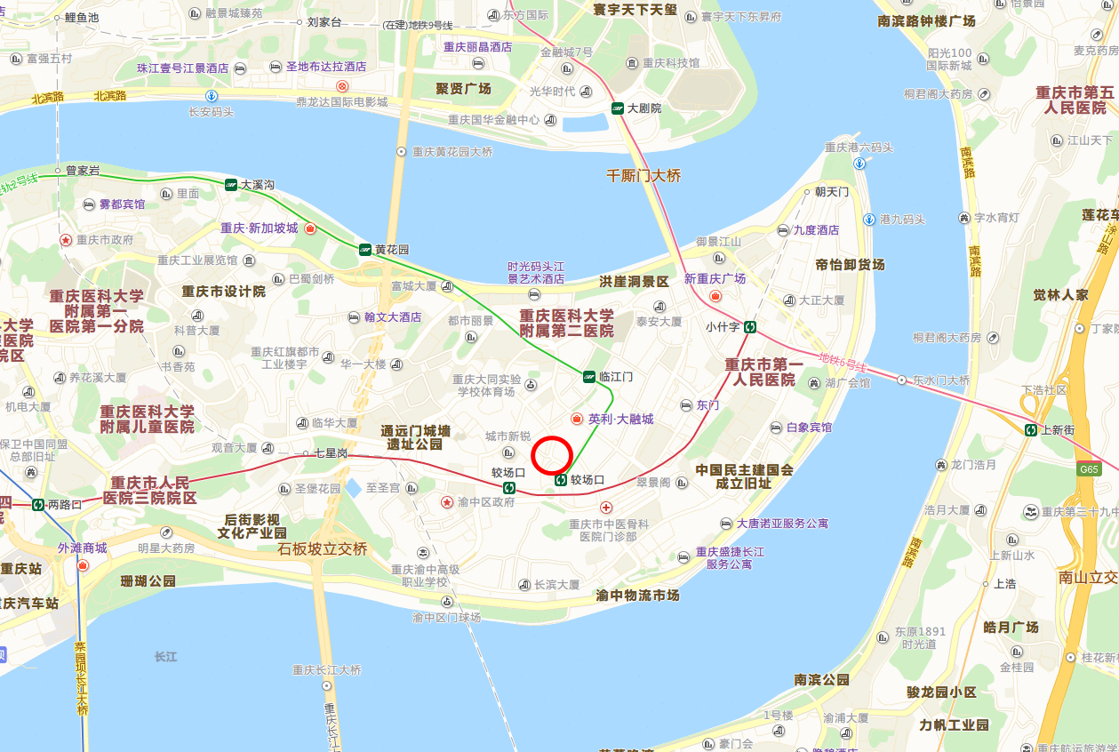 解析重庆渝中区建设中的重庆塔:两座摩天大楼组成,高的431米