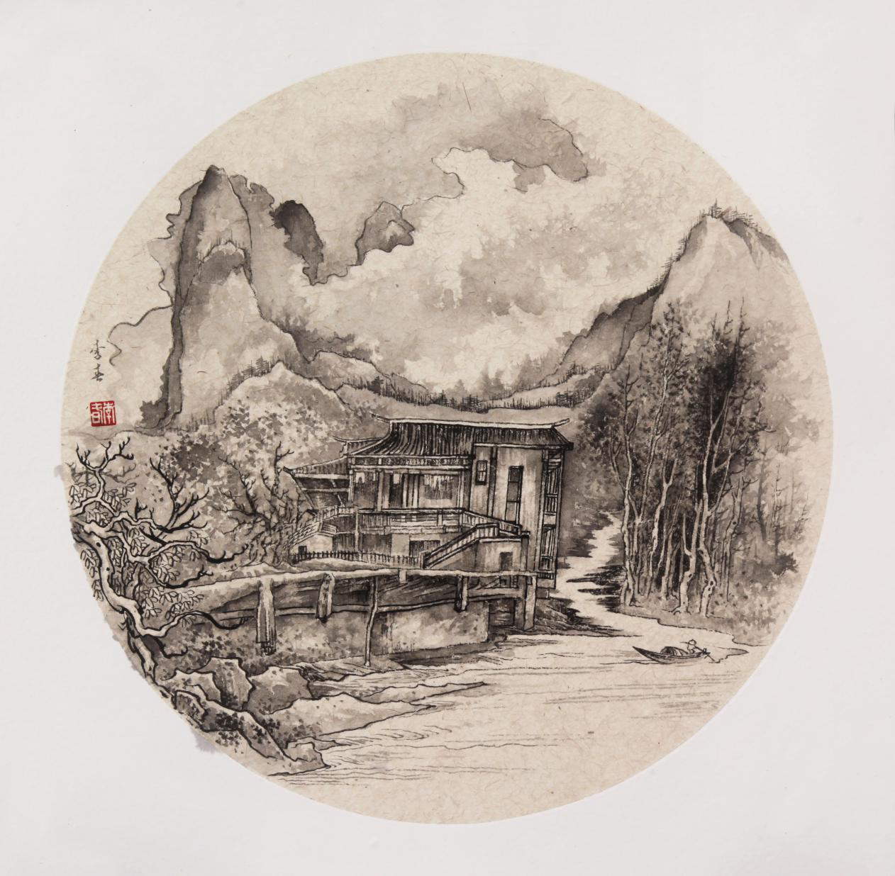 小品不小天地大——李春山水画小品展