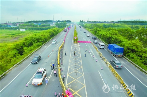 广明高速富湾特大桥恢复通车