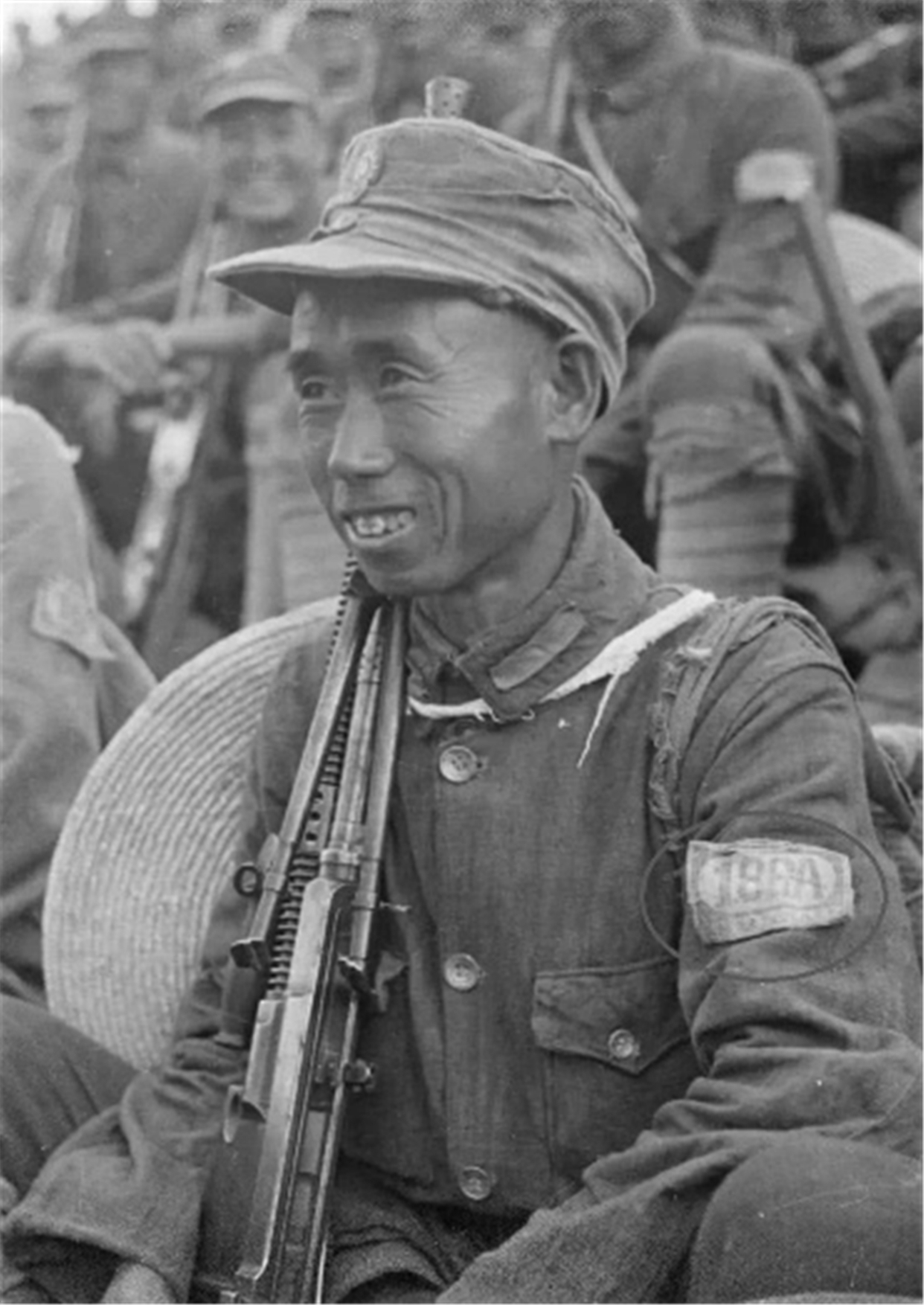 中国战场老照片:国民党士兵,八路军战士,日本鬼子