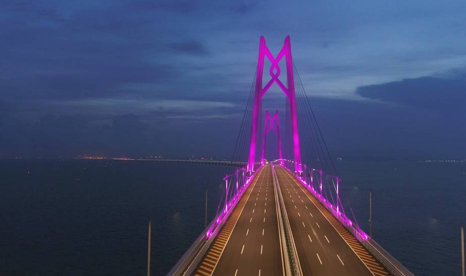 港珠澳大桥3d全景图图片