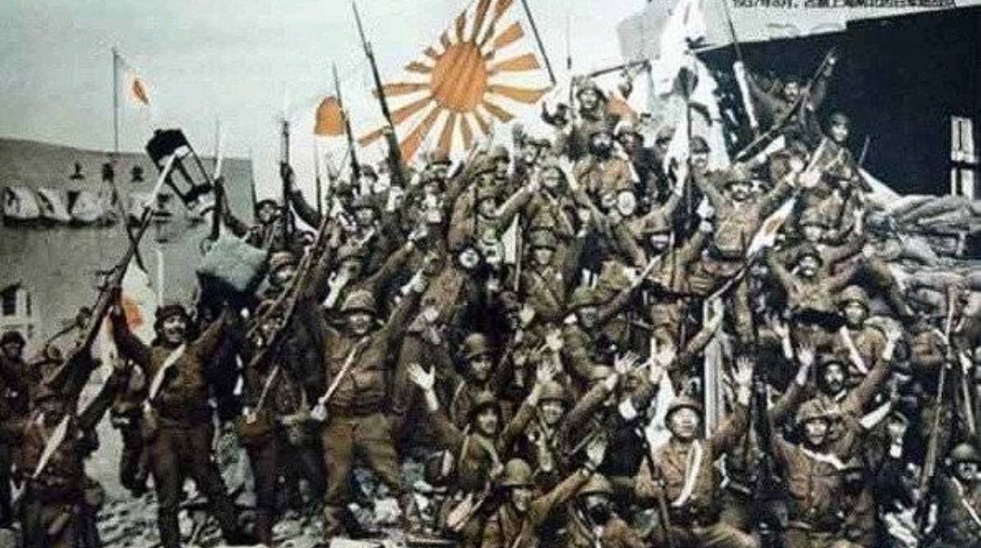 淞沪会战罕见彩色照片