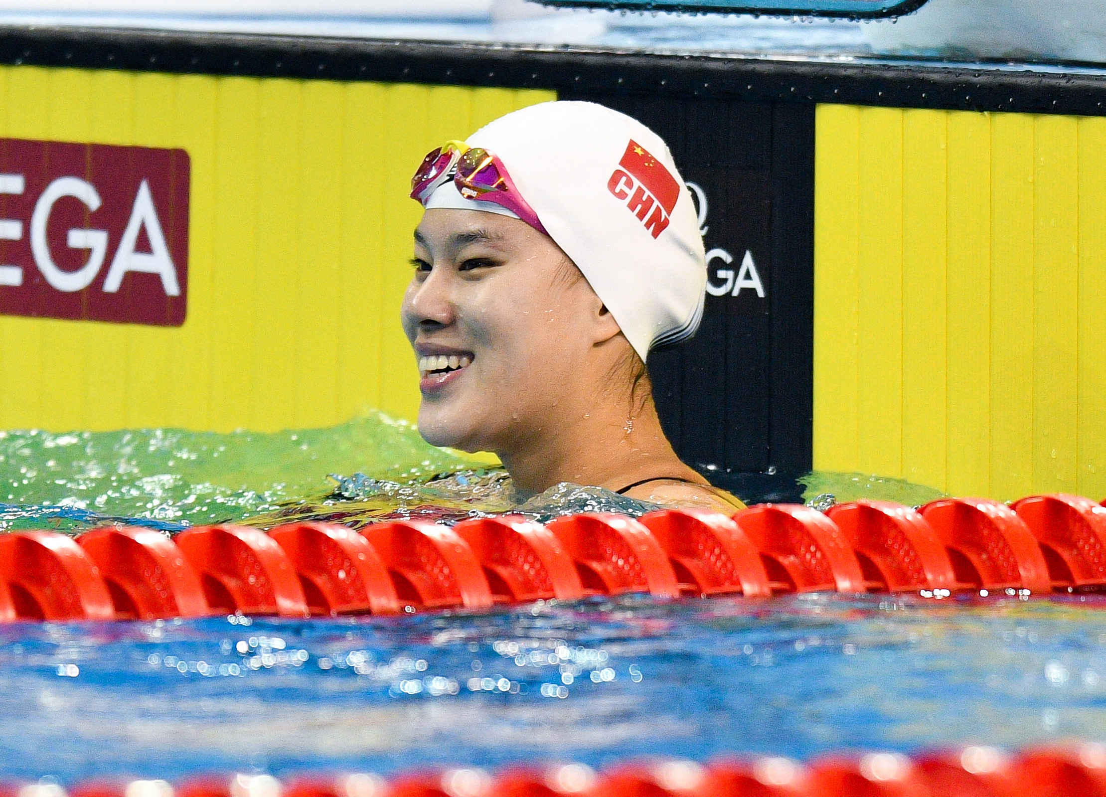 游泳——世界杯卡塔尔站:张思诗获女子100米蛙泳铜牌(1)