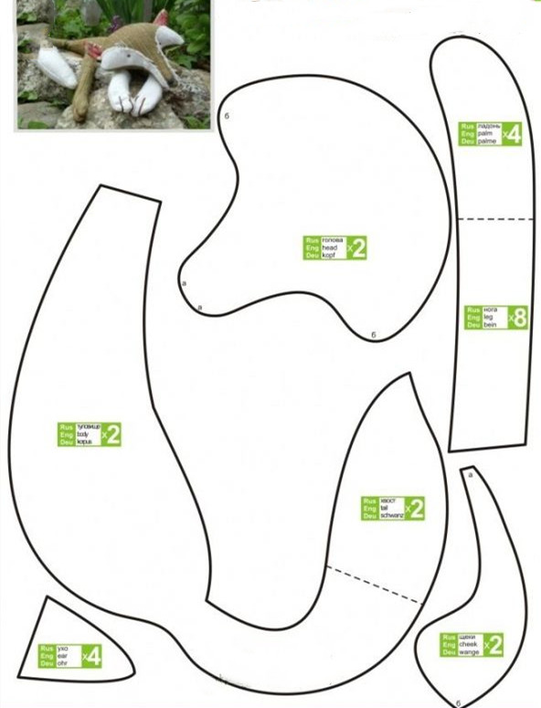 哇咔咔,有灵魂的玩偶,还能自己做,附手工布艺裁剪图哦