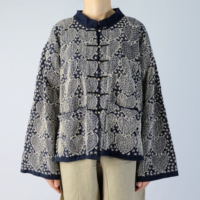 刺子绣4:漂亮的刺子绣服饰,刺绣针法很简单,配色很重要