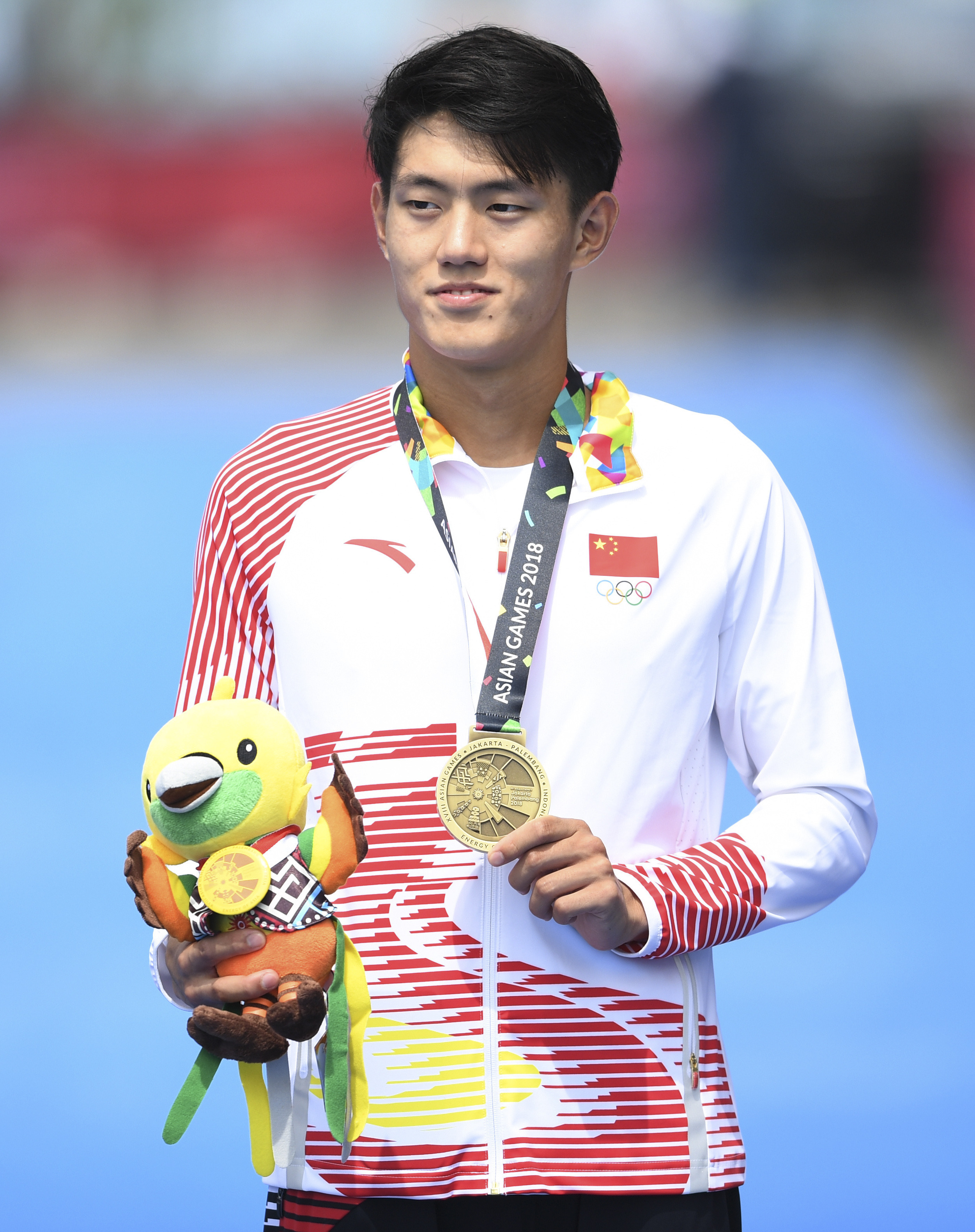 男子铁人三项——中国选手李明旭获季军(1)