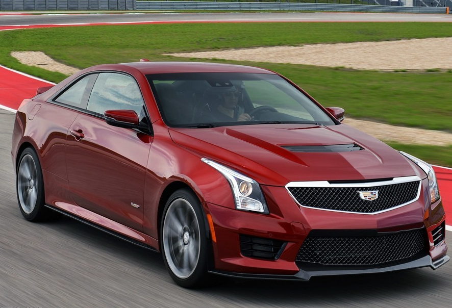 凯迪拉克ats-v双门的品读,惹人注目的外观,车身线条非常流畅