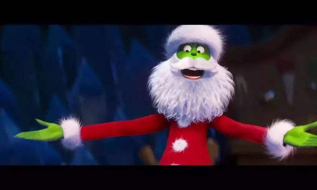 卷福潘粤明为其配音,电影绿毛怪格林特,带你感受圣诞的温馨!