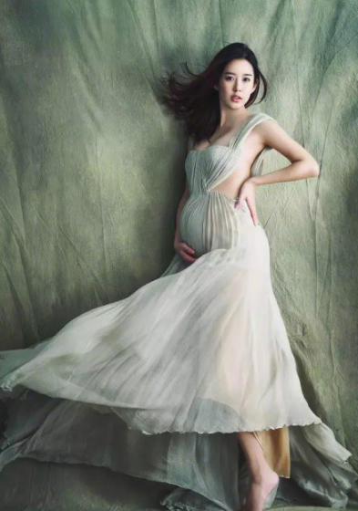 女明星怀孕照片十月图片