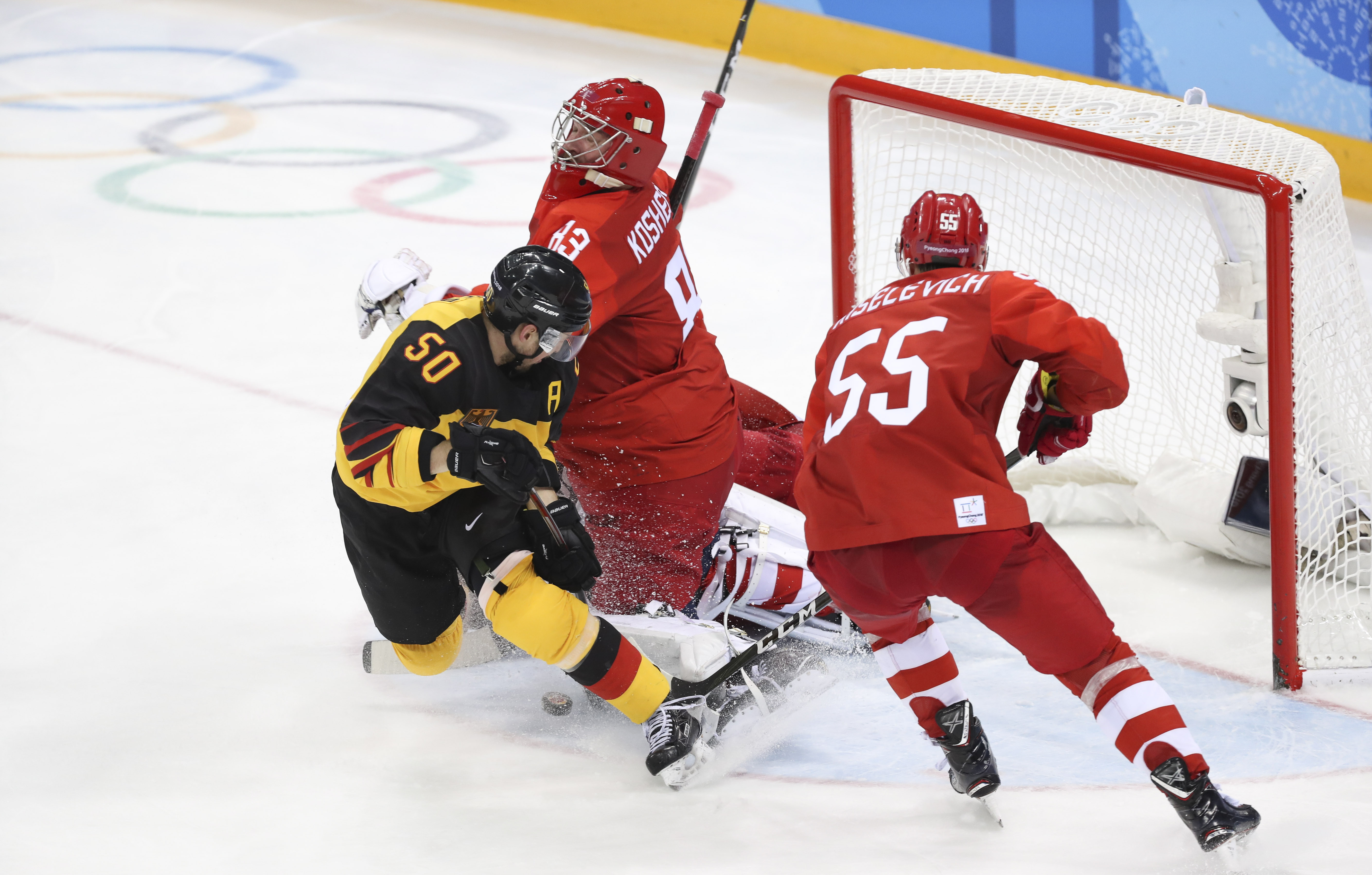 (冬奥会)(44)冰球——男子决赛:俄罗斯奥林匹克选手夺冠