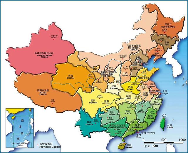 中国各省界线是如何形成的?浅谈古代行政区划界原则