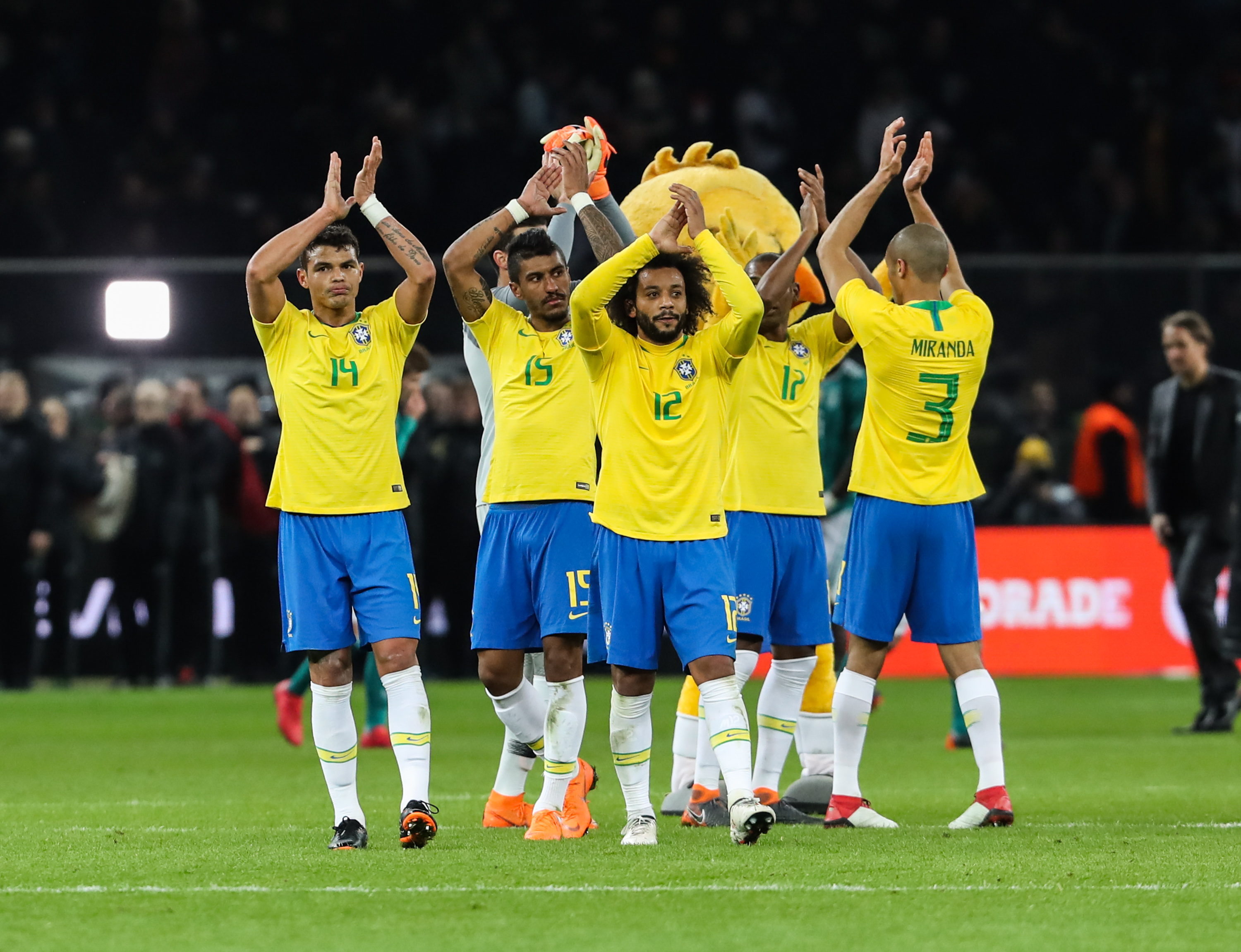 足球——友谊赛:德国不敌巴西(1)