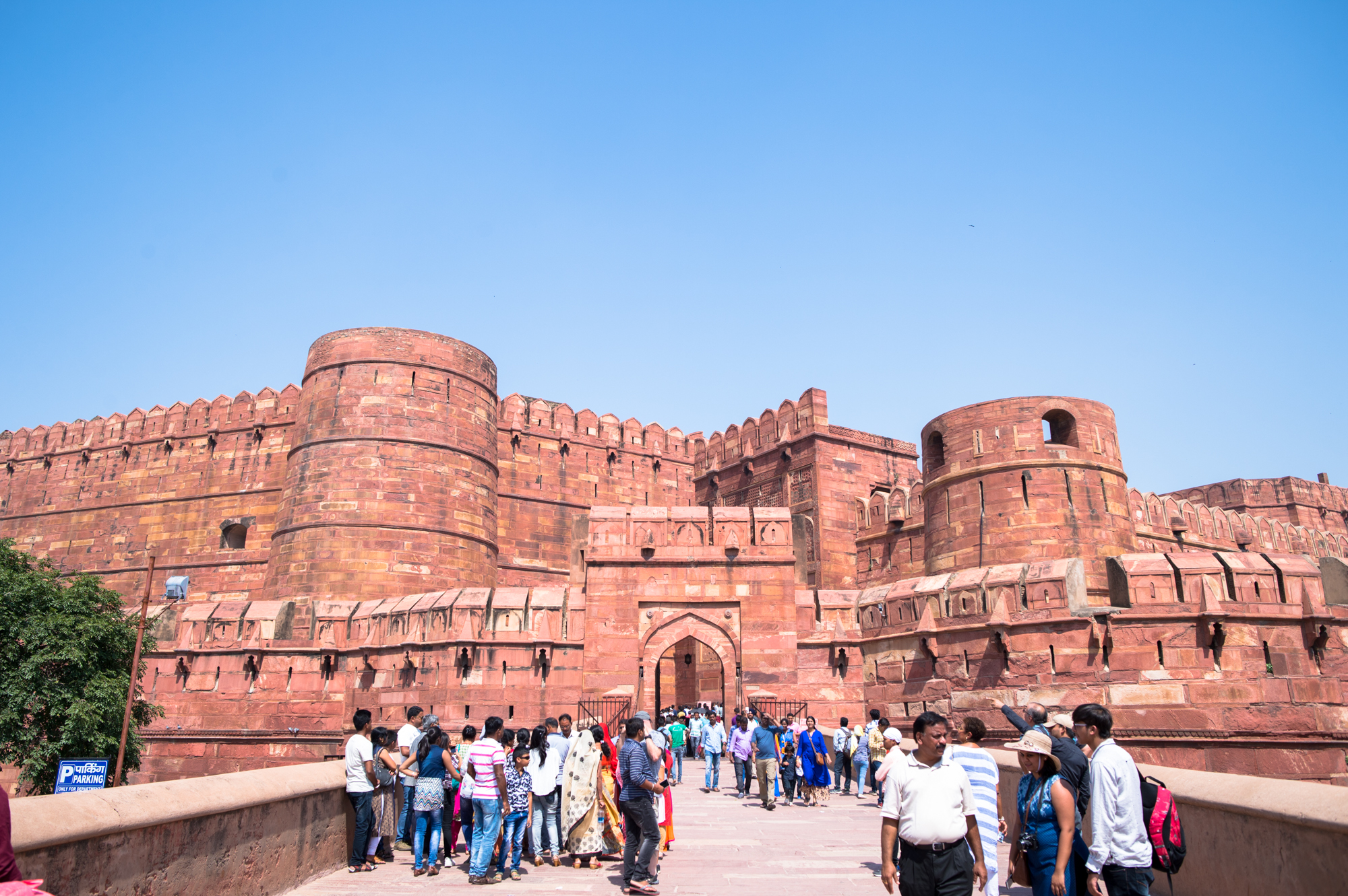 实拍印度世界遗产阿格拉红堡,昔日莫卧儿王朝的皇城所在地