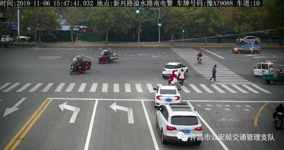 許昌交警曝光首批違反限行規定(限號,單行)車輛