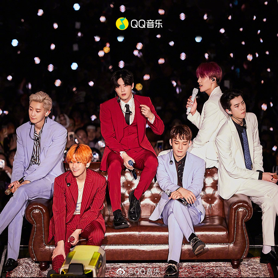 exo五巡音源今天下午17点准时上线,期待哥哥们的蜜嗓time