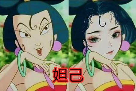 当动漫人物打开美颜滤镜之后,妲己太妩媚,石矶娘娘可爱到没话说