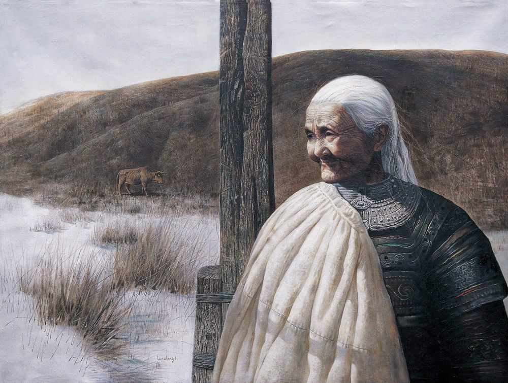 原川美院长罗中立,除成名作《父亲》之外,这几幅也值得欣赏