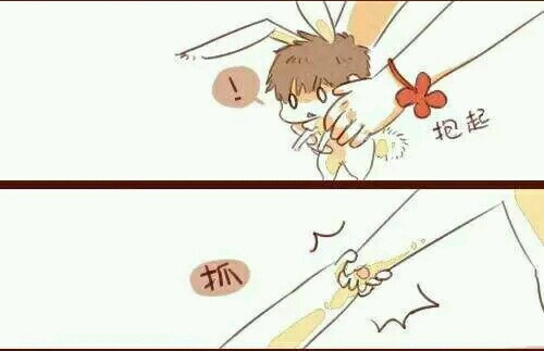搞笑漫画:小兔子吴邪要被小女孩买走?小哥:把拖油瓶也带走吧!