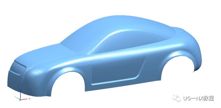 ug玩具小汽车曲面建模思路
