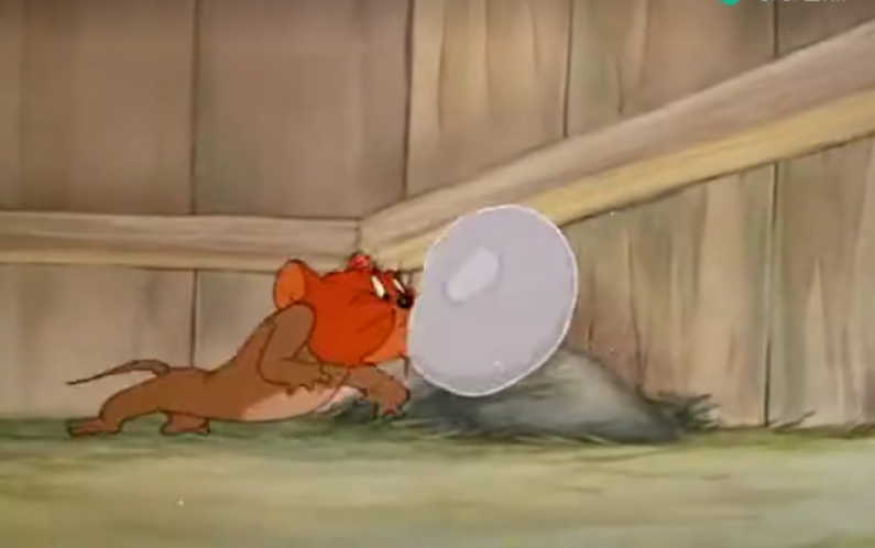 猫和老鼠:杰瑞带你回忆童年,教你吹泡泡,吸口气都是爱你的形状