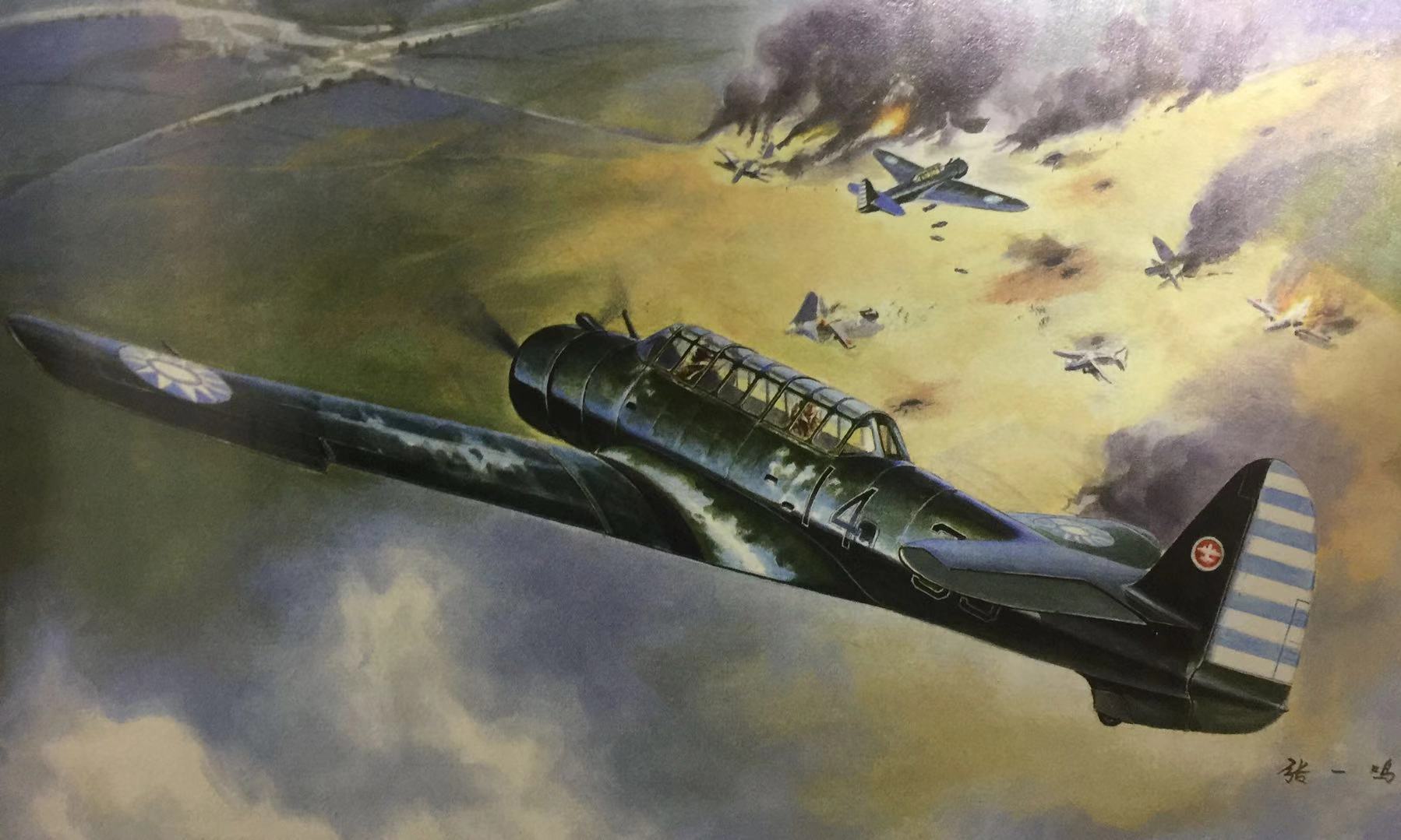 抗日早期中国空军的轰炸机-v一11轻型轰炸机