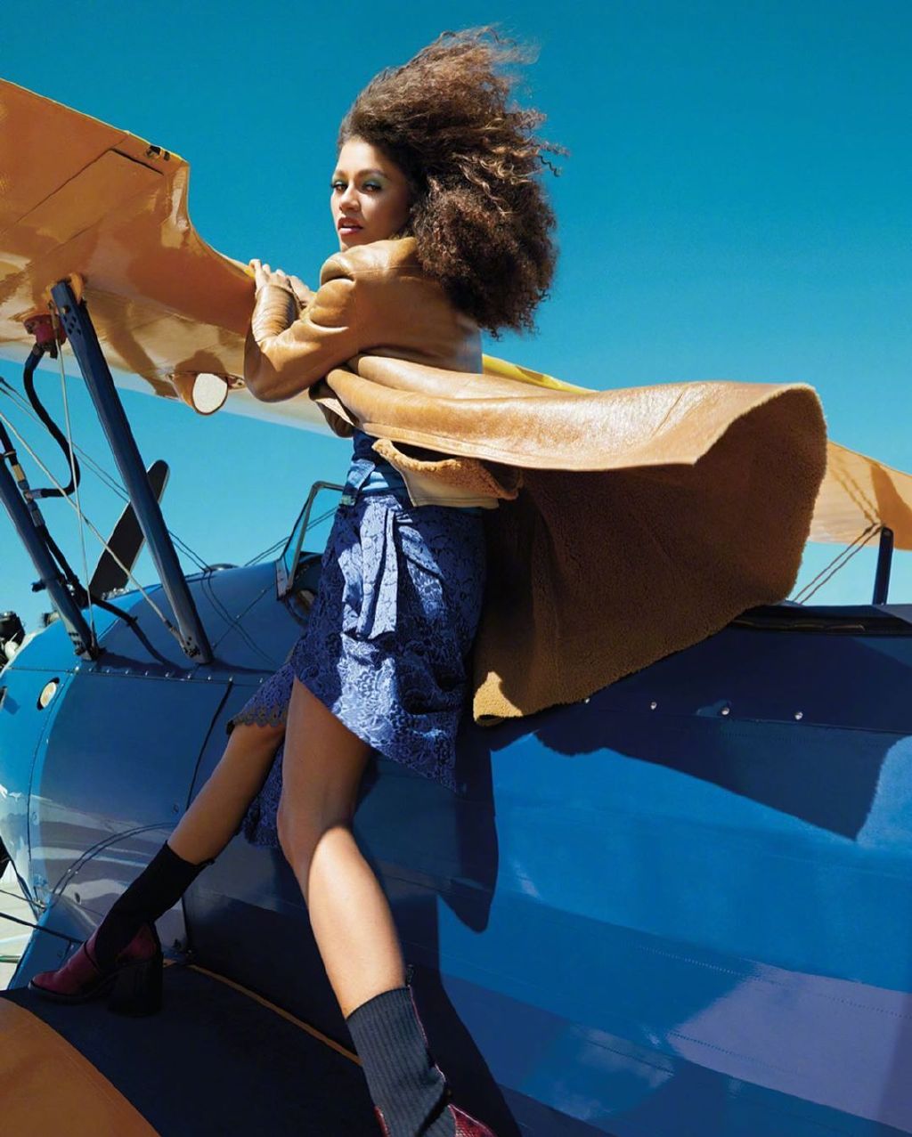 "蜘蛛侠女友"赞达亚拍摄写真大片