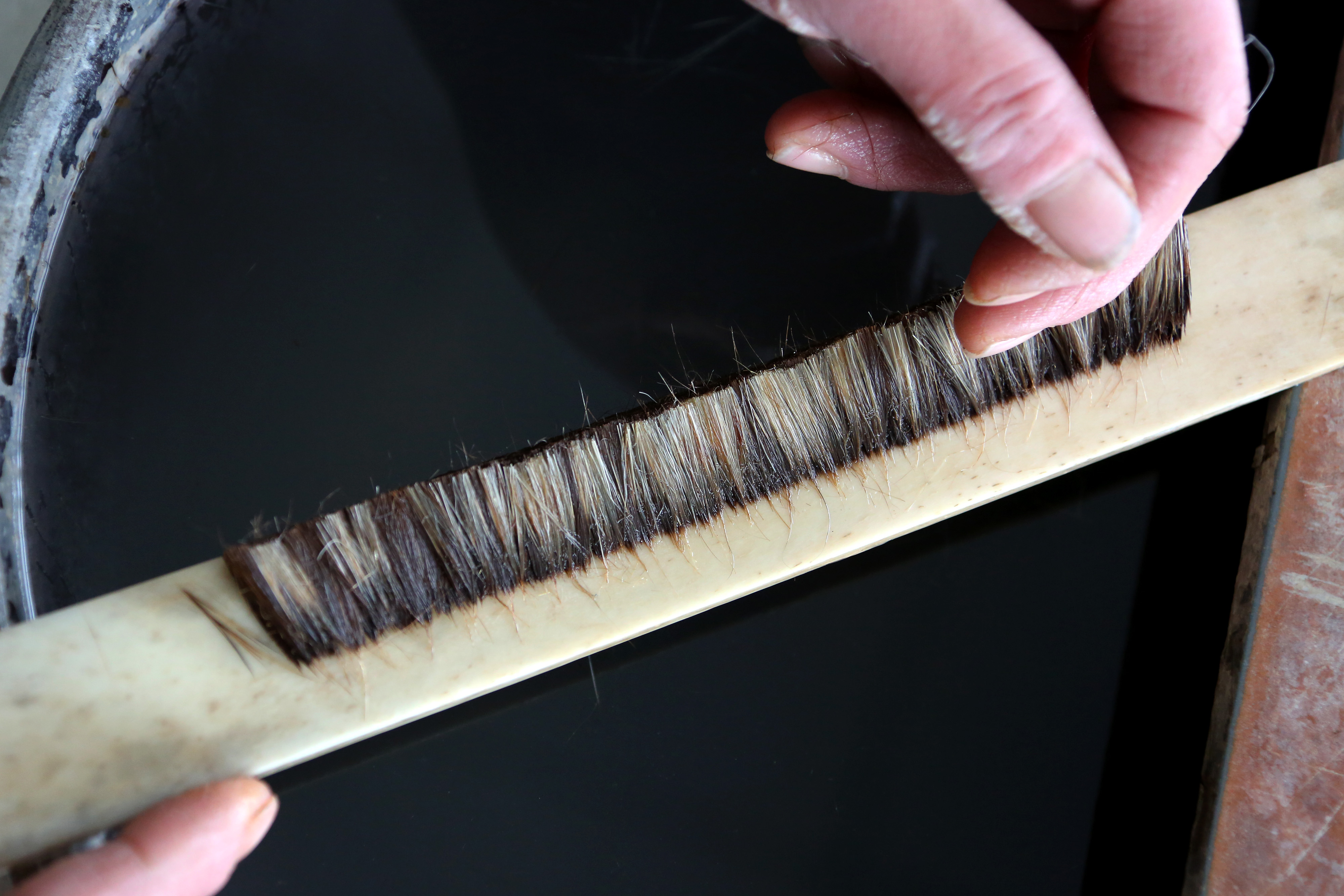 山东阴平:传承毛笔制作技艺