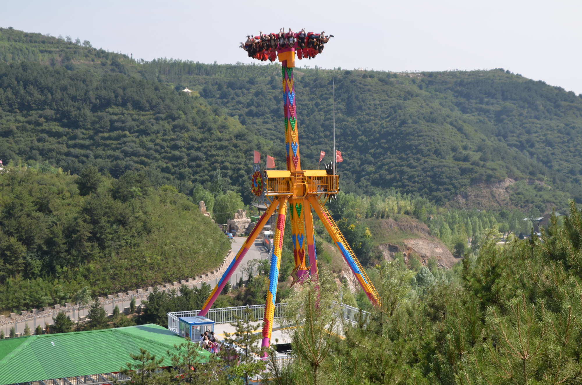 太原台骀山的独特风光,来到这里您不虚此行