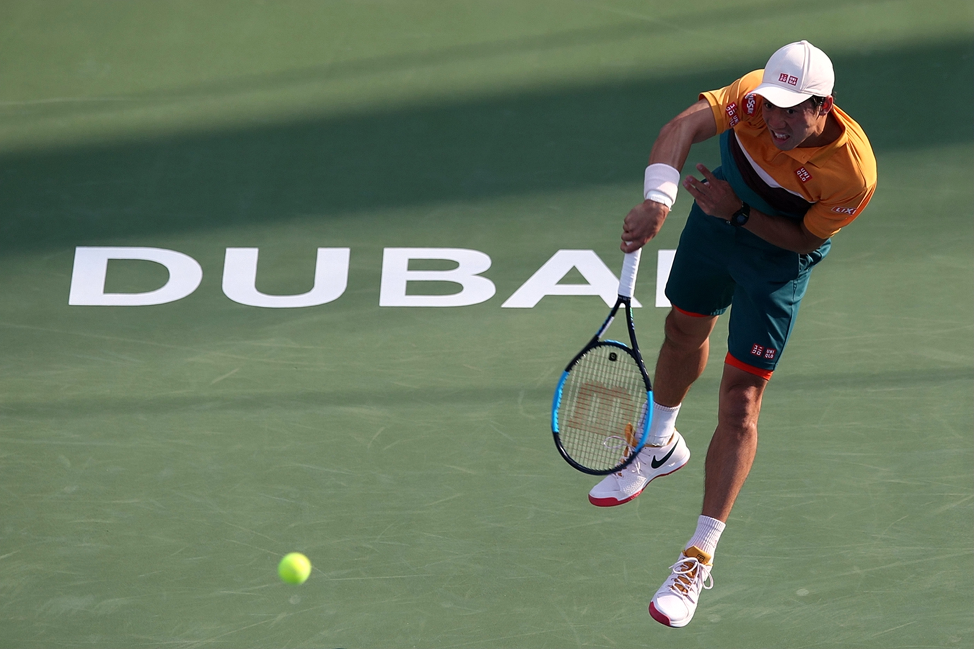 网球丨迪拜赛:锦织圭首轮晋级