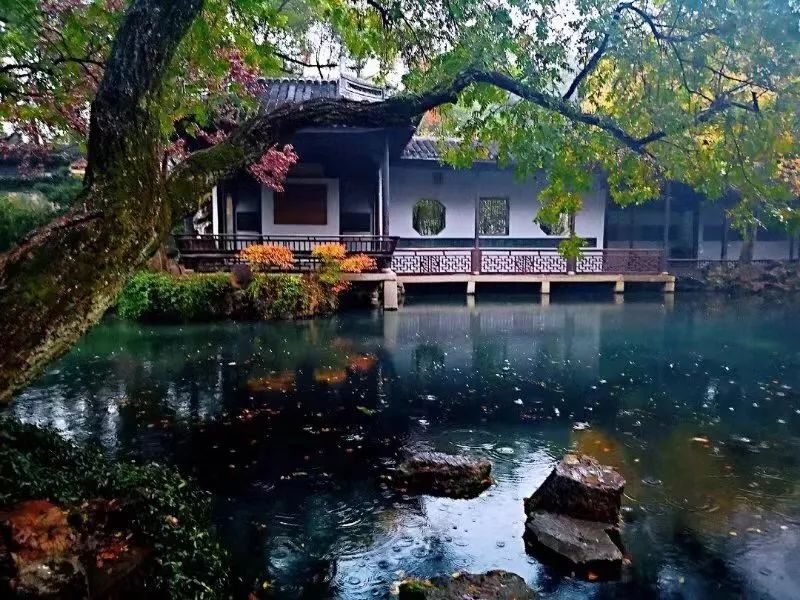 詩意江南!煙雨中的惠山古鎮,美得太