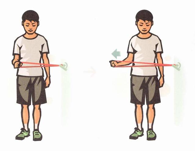 网球肘康复锻炼方法图图片