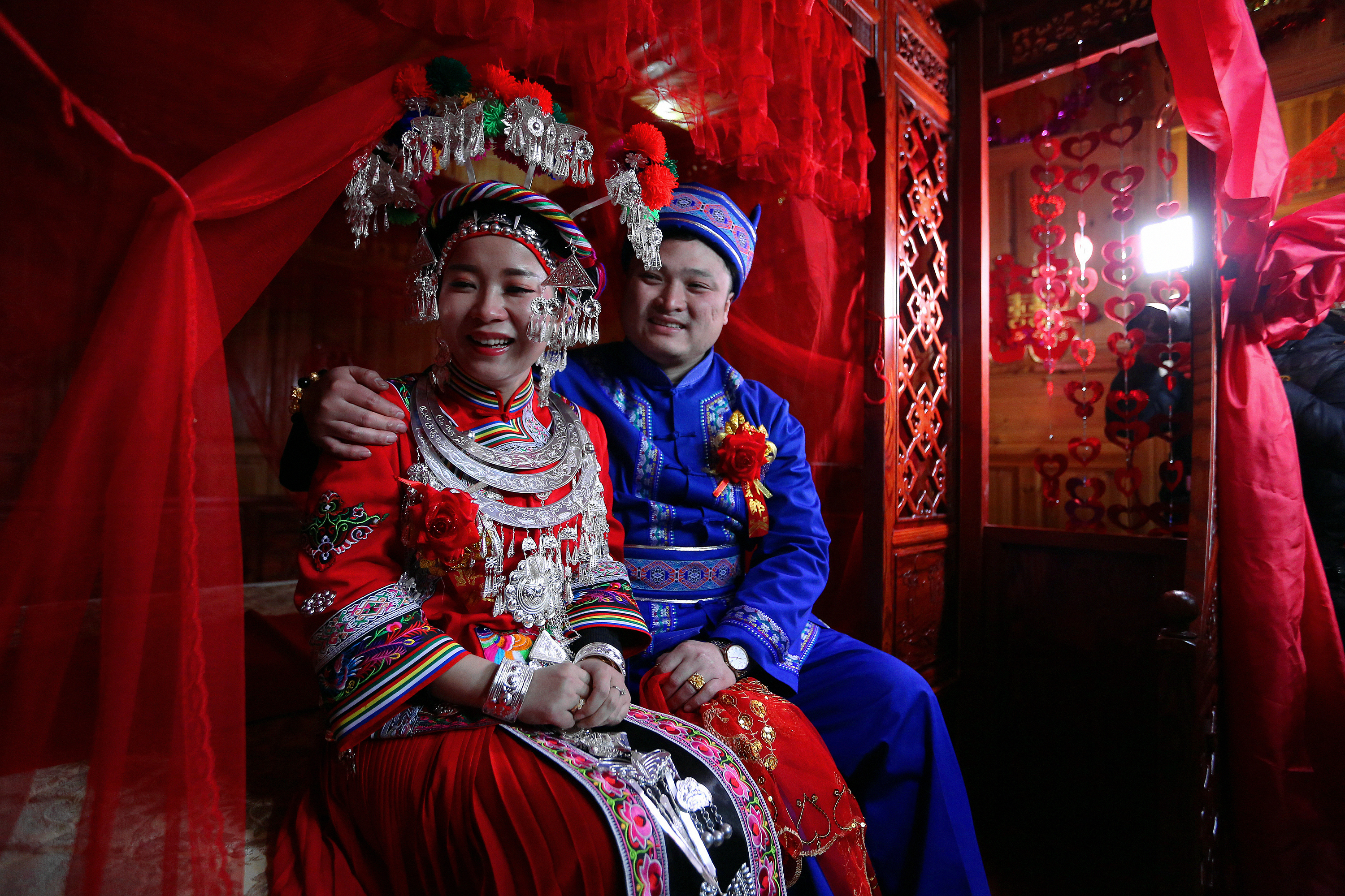 贵州苗族婚俗图片