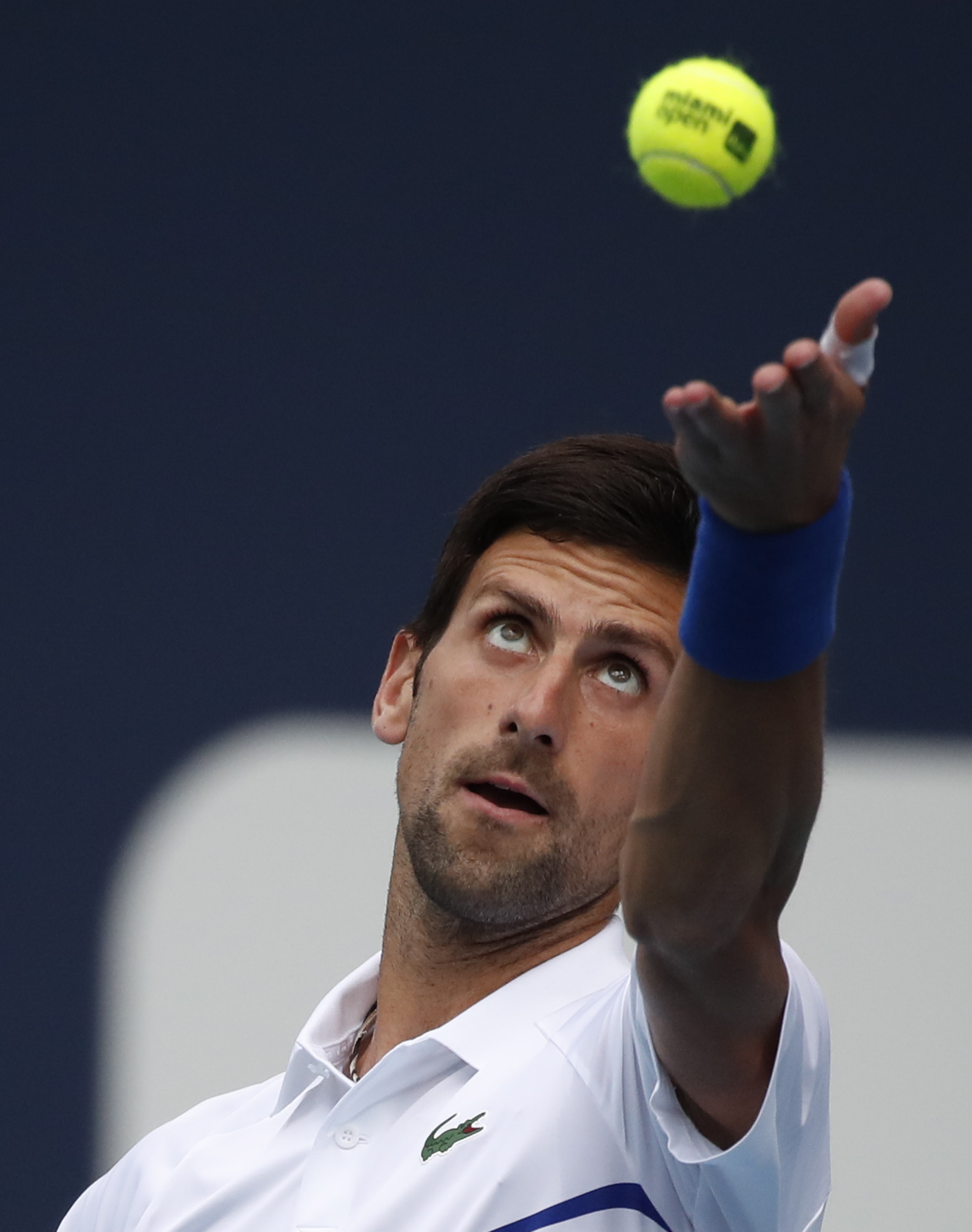 网球——迈阿密公开赛:焦科维奇胜德尔波尼斯