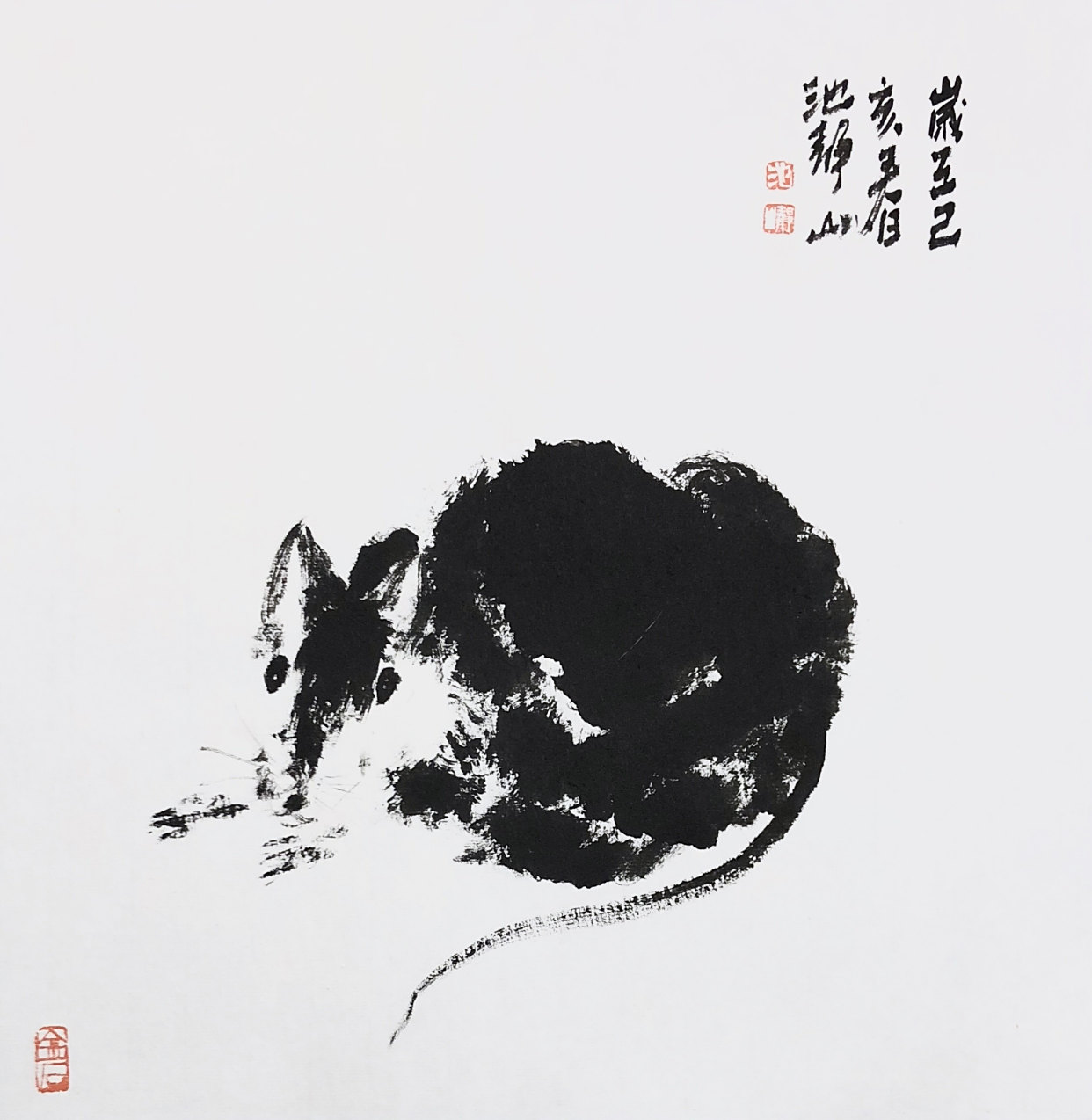 池静山国画大写意动物小品选,一气呵成