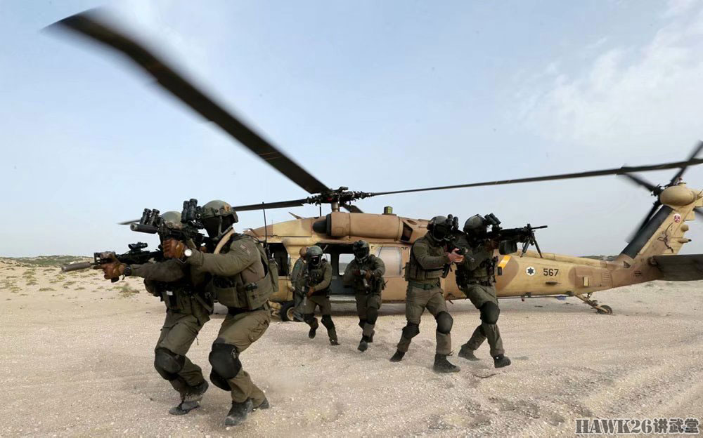 以色列空军特种部队演习照片 使用超大型红外设备侦察敌方目标