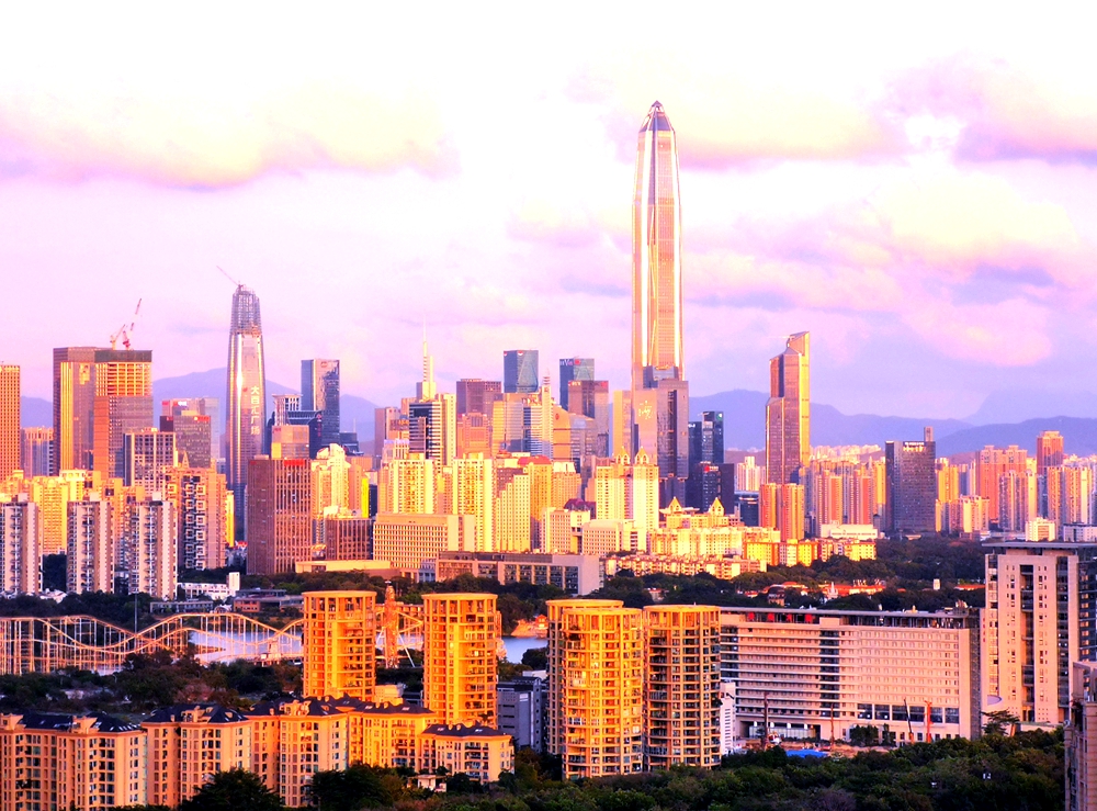 换个角度俯瞰深圳cbd,看看一线城市的cbd长啥样!