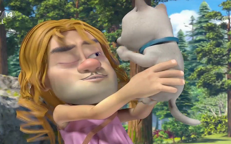 熊出没探险日记2:光头强的女装形象曝光了,他很有贵妇风范!