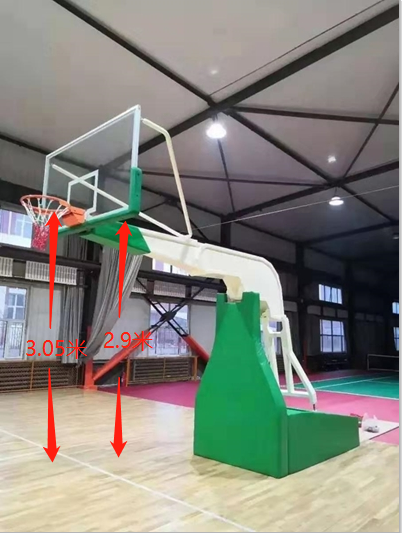 篮球架位置摆放图图片