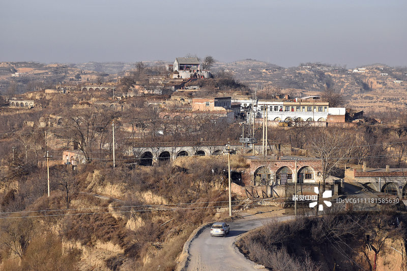 山西吕梁:坪头乡冬日乡村景致醉人