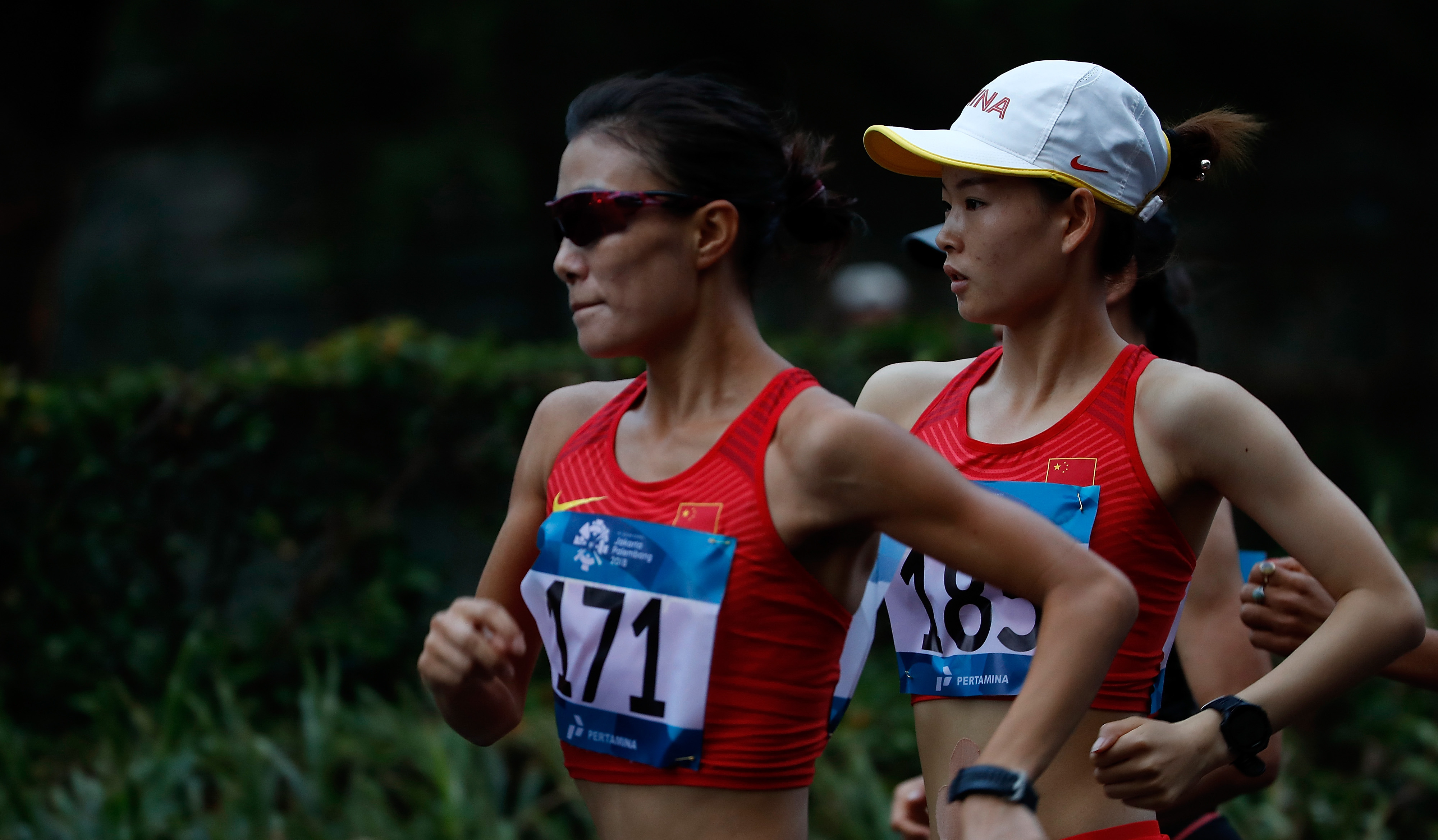 田径——中国选手女子20公里竞走摘金夺银(2)