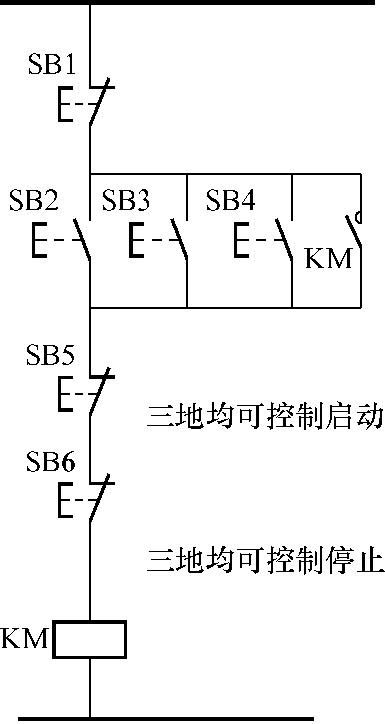 图5-61 多地点控制电路